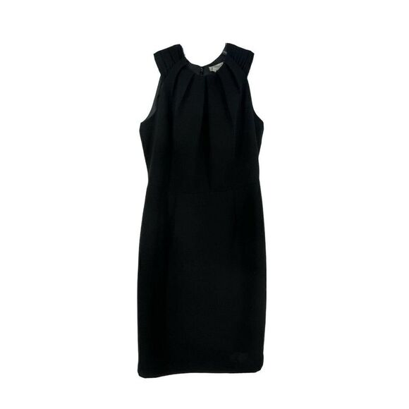 ZOEY Dress Black Sheath Knee Length Sleeveless Size 4 Classic Cocktail Career - Picture 1 of 6